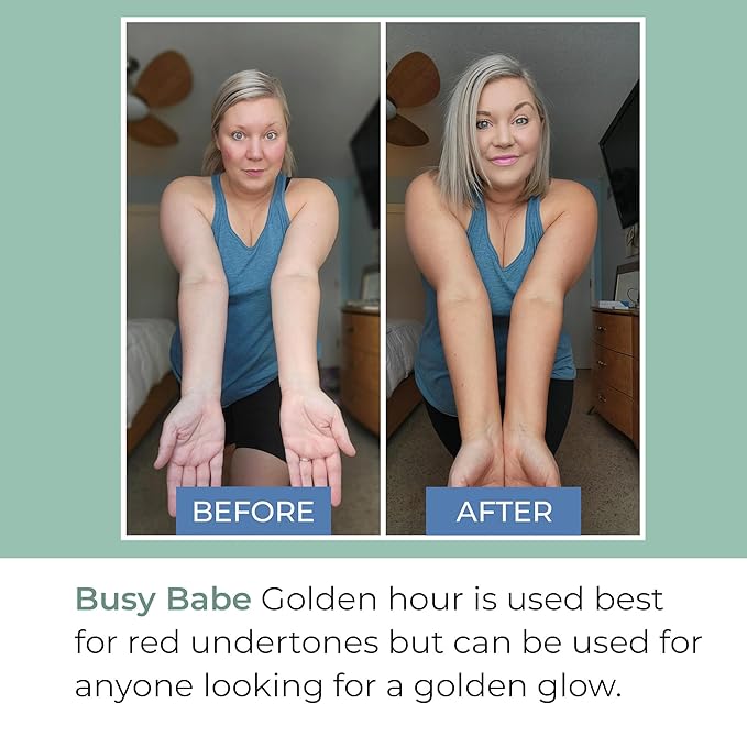 Golder Hour Tanning Mousse Self Tanner With Mitt - Achieve a Gorgeous, Flawless Tan, Sun-Kissed Glow for All Skin Types and Tones, Sunless Tanning Mousse for Undertone (DARK BRONZE 200ml)