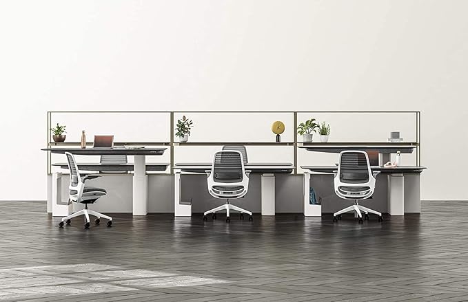 Steelcase Series 1 Work Office Chair - Malt, Hard Floor Casters