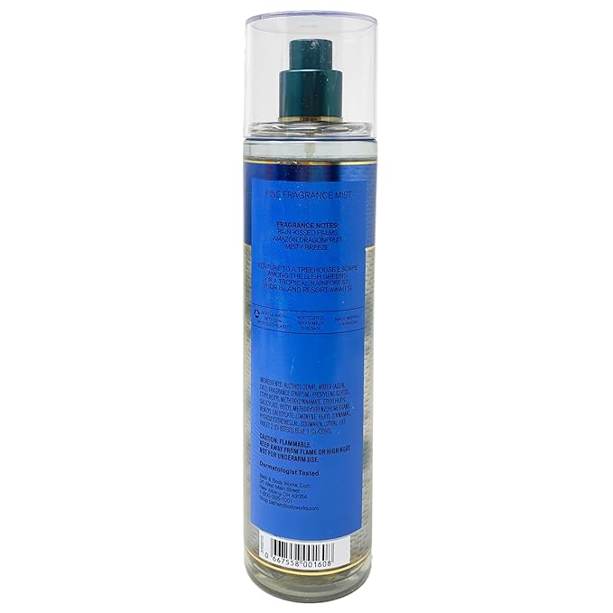 Bath & Body Works Fresh Jungle Rain Fragrance Mist and Body Lotion Duo Set with an Aloe Vera Bar Soap