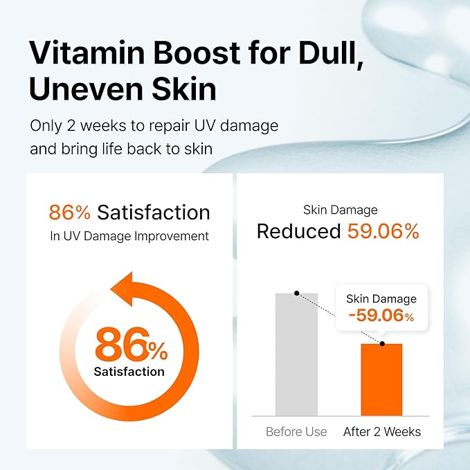 DearKlairs Vitamin C Serum, Gentle 5% Pure Vitamin C & EGF Peptides, for Uneven Skin Tone, Brightening, Dark Spot Care, Sensitive Skin, Non irritating, Korean Skincare 1.18 Fl Oz