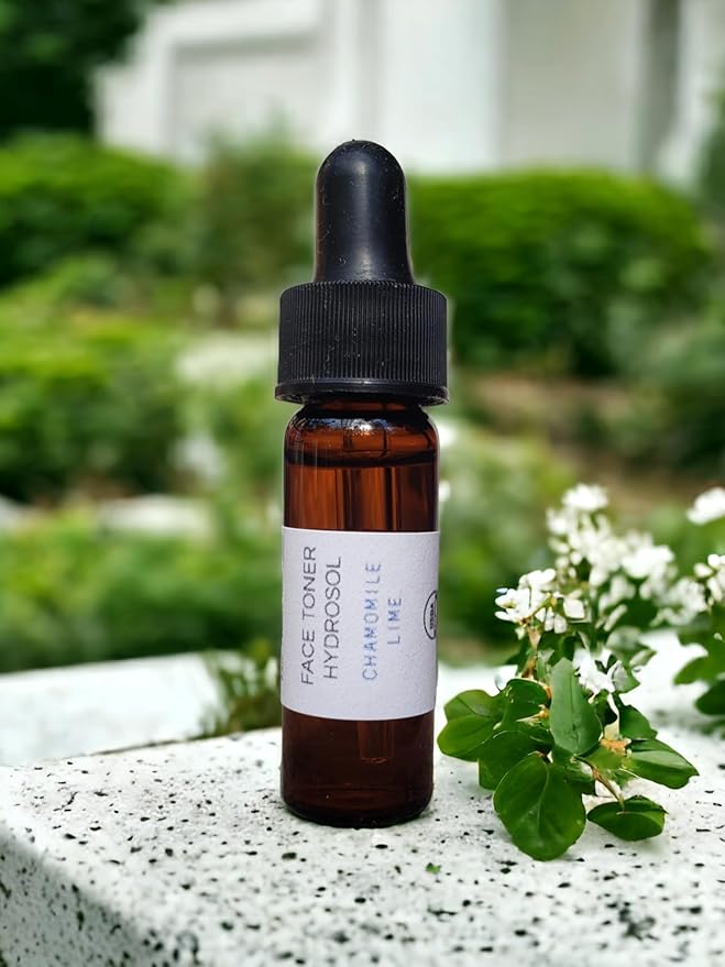 Chamomile Lime Face Toner Sample for Dry Skin - Certified Organic, Raw, Vegan, & Cruelty-Free