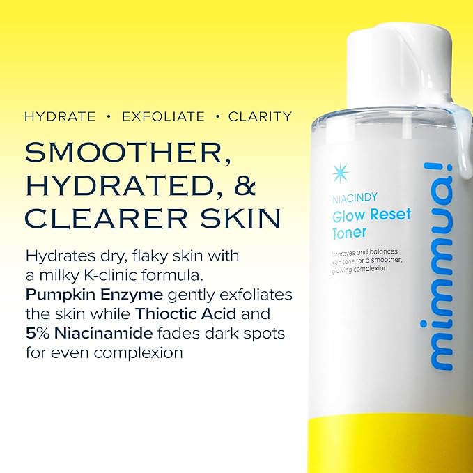 Glow & Lift Anti-Aging Duo Set | Glow Reset Toner + Time Block Serum | Exfoliating & Firming | Thioctic Acid, Niacinamide 5%, Volufiline & Beta Glucan for Smooth, Radiant Skin