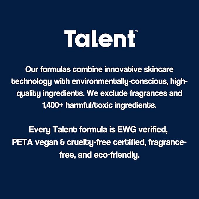Talent Men's Skin Balancing Moisturizer – Korean Skincare, EWG Verified, Fragrance-Free, Lightweight 2% Niacinamide Face Lotion, Cruelty-Free – 2.5 fl oz