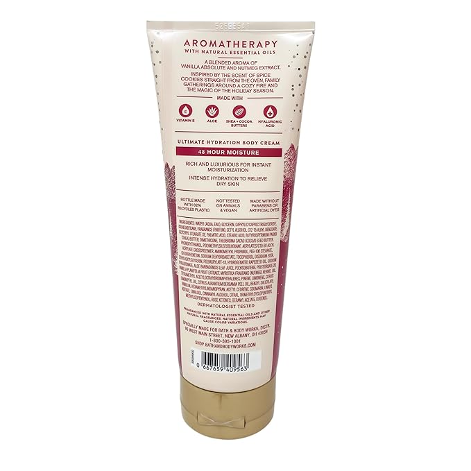 Bath & Body Works Aromatherapy Vanilla Nutmeg - Moisturizing Body Wash - Body Cream - Body Wash + Foam Bath - Body Lotion - Essential Oil Perfume Mist with a Natural Oats Soap