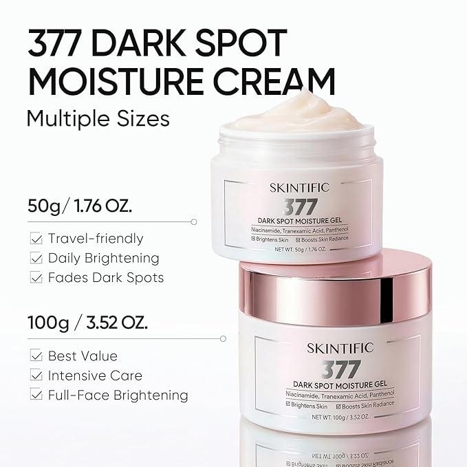 Dark Spot Moisture Cream, Brightening Moisturizer, Fades Dark Spots, Hyperpigmentation, 5X Ceramide Barrier Repair, 24H Hydration, Non-Greasy, 3.53 Fl Oz (Pack of 1)
