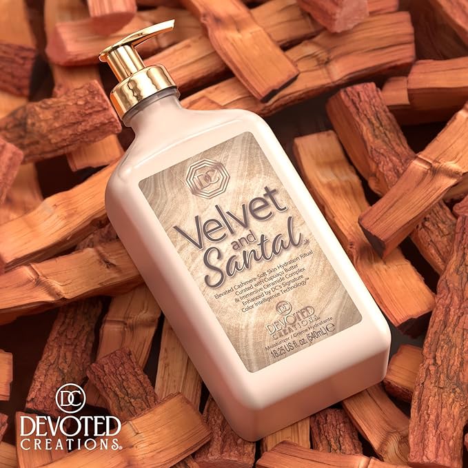 Devoted Creations Velvet and Santal - Elevated Cashmere Velvety Soft Ultra-Hydrating Body Moisturizer