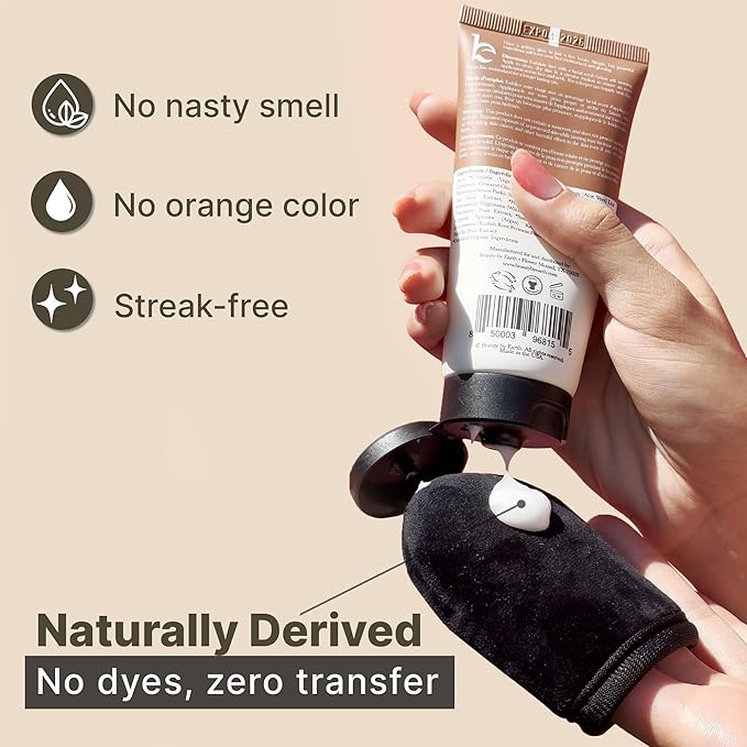 Face Tanner - USA Made with Natural & Organic Ingredients, Gradual Facial Self Tanner Lotion for Natural-Looking Fake Tan & Streak-Free Natural Glow