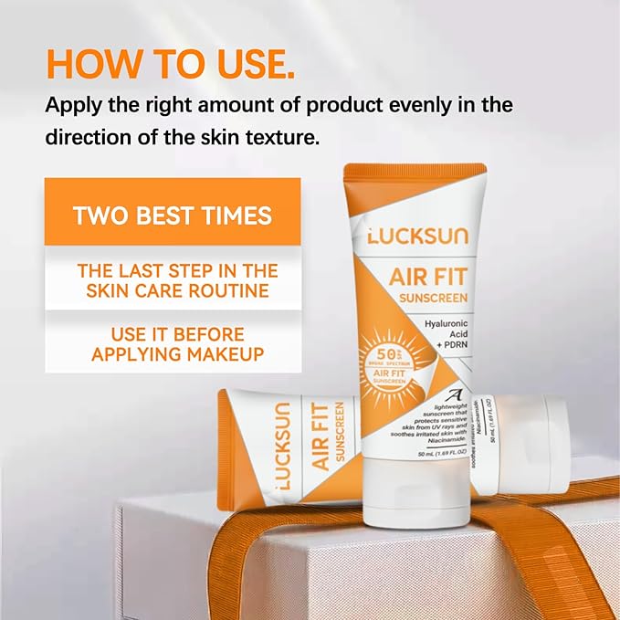 Sunscreen SPF 50 PA++++ (2 Pack) – Lightweight, Vegan Sunblock for Face & Body with Hydrating & Soothing Botanical Extracts, 1.69 fl oz Each