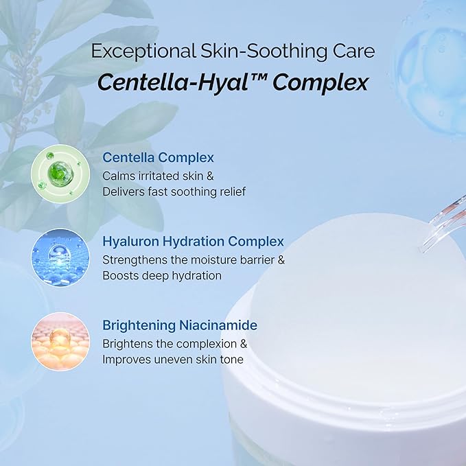 CICA Dew Moisture Pads | Cooling CICA Toner Pad for Sensitive Skin | Hydrating Soothing with Centella Asiatica Niacinamide & Hyaluronic Acid | Korean Skincare | 70 Pads (6.08 fl oz / 180 mL)