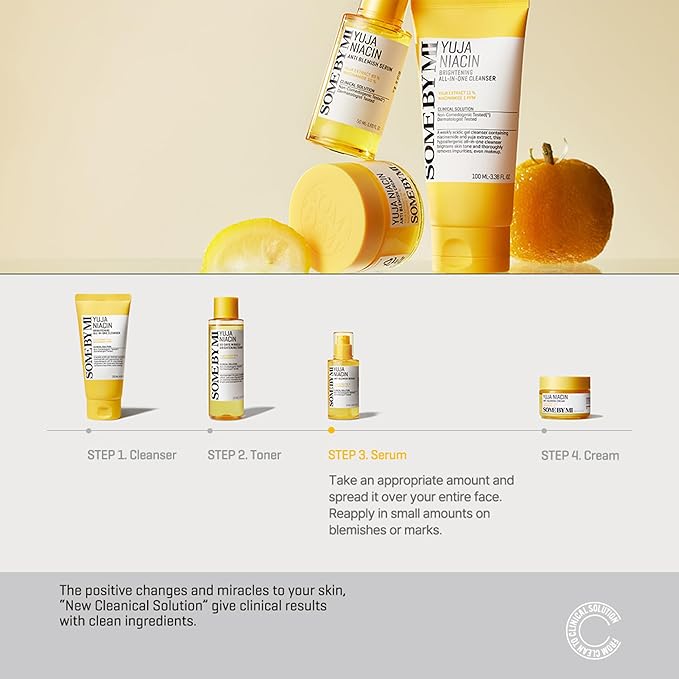 SOME BY MI Yuja Niacin Anti Blemish Serum & Toner