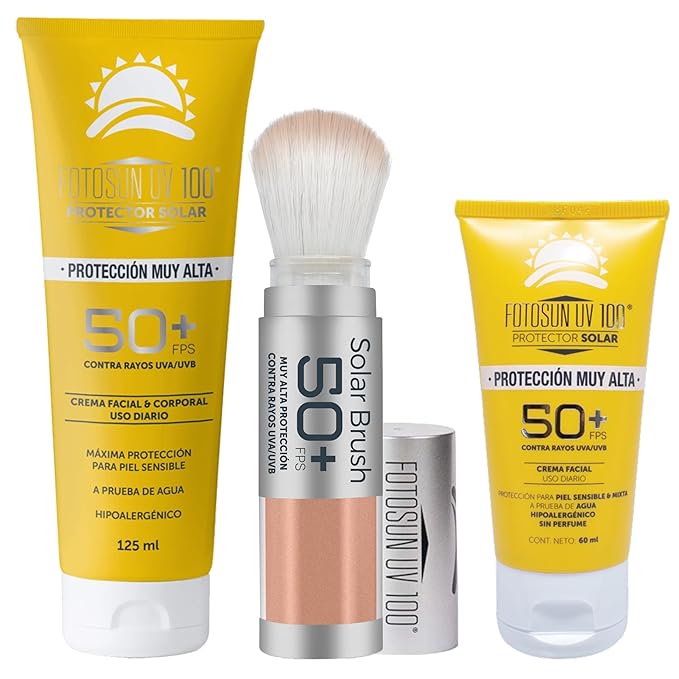 Face Sunscreen Blocker 50+ SPF Sun Protection Daily Use Sensitive Skin Sunscreen