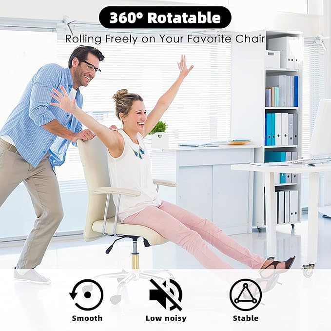 Adjustable Height Gas Lift Cylinder for Office Chairs, Universal Size, Heavy Duty, Gold