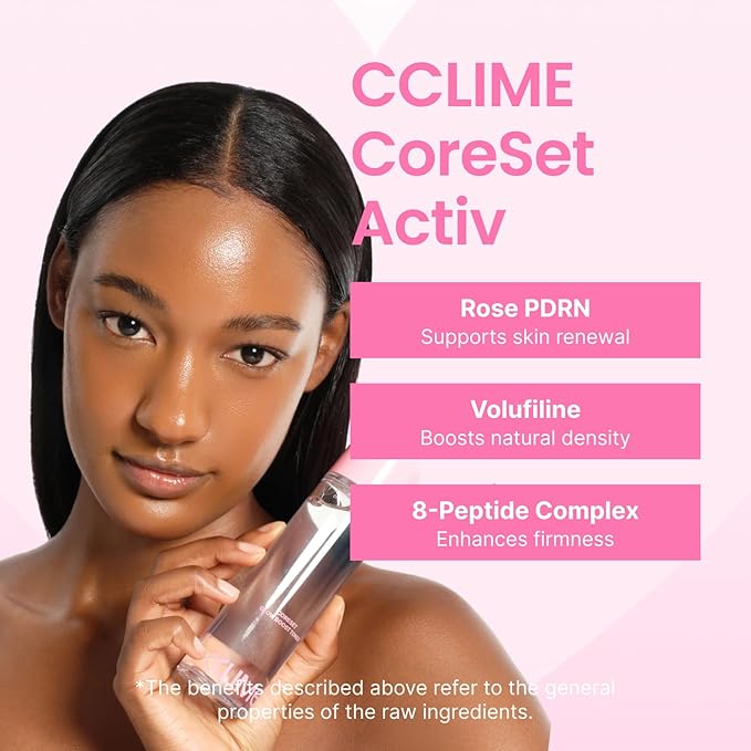Beauty CoreSet Glow Boost Toner, Dual-Layer Hydrating & Firming Facial Toner with Peptides, Rose PDRN & Antioxidant Care, for All Skin Types, Korean Skin Care (130ml/4.39 fl.oz)