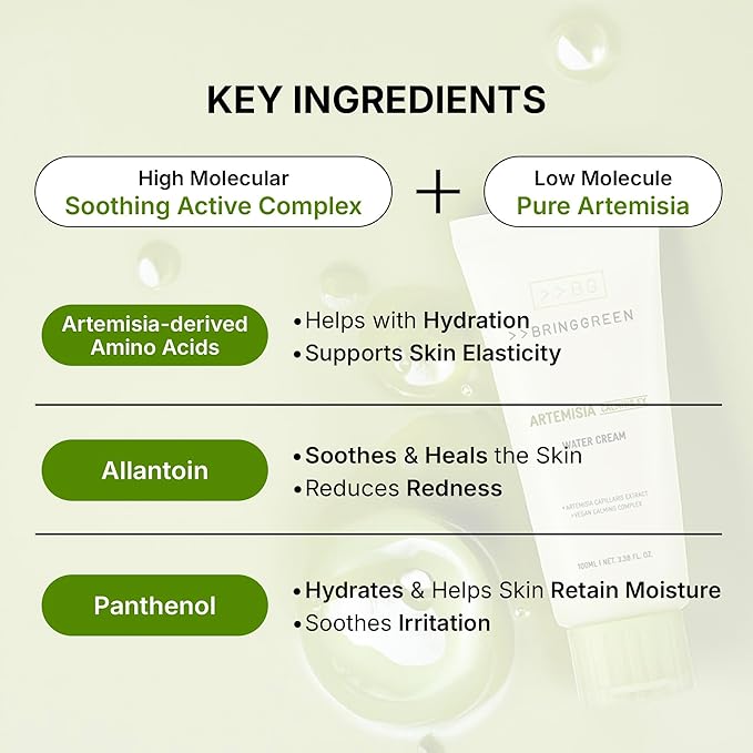 BRING GREEN Artemisia Calming EX Water Cream 100mL
