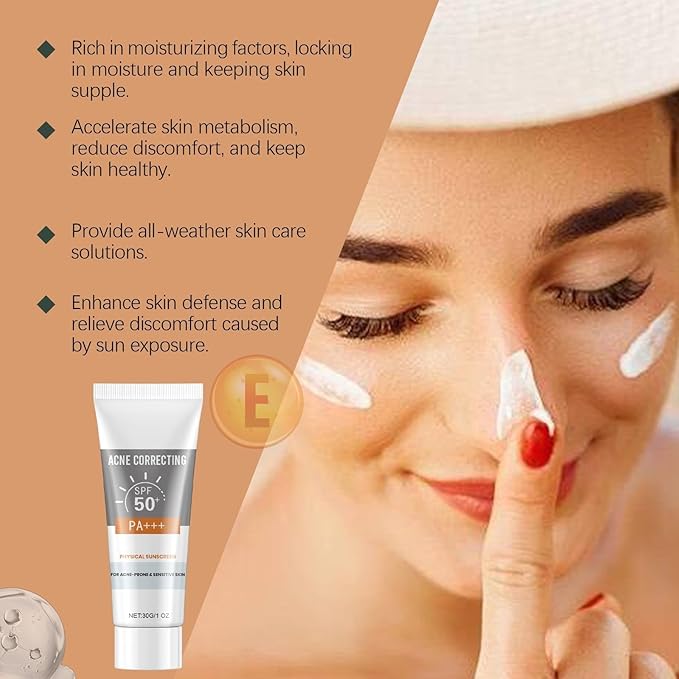 SPF 50 Sunscreen for Face & Body, Water & Sweat Resistant, Skin Care Sunscreen Lotion, Sun Cream Sunscreens Cream Lightweight & Breathable