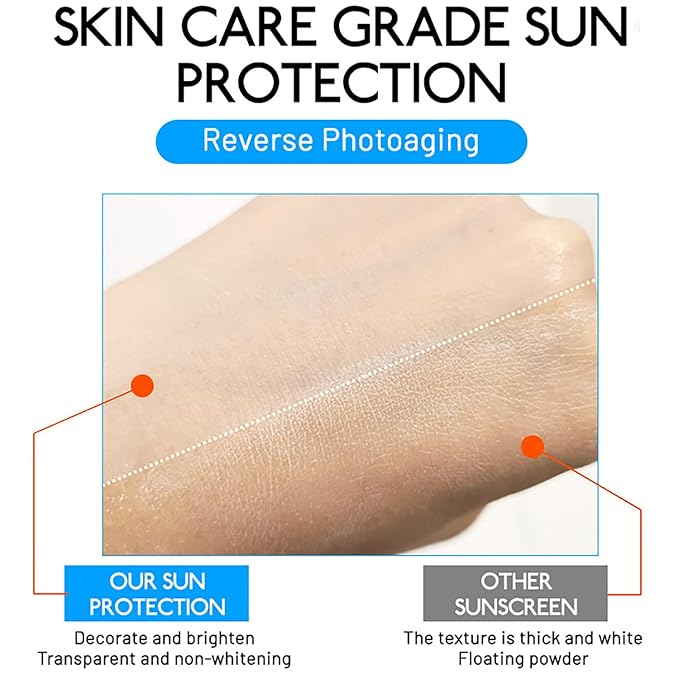 DISAAR BEAUTY Sunscreen Lotion SPF 60 PA+++ UVA/UVB UV Protection Antioxidant Moisturizing Skin Nourishing Hydration 50ml / 1.69fl.oz