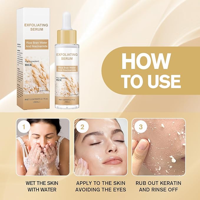Peel Shot Glow Rice Ampoule Duo – Peel Shot Serums with White Rice Extract, BHA, Niacinamide & Hyaluronic Acid – Exfoliating, Moisturizing, Blackhead Remover & Pore Refining (White)
