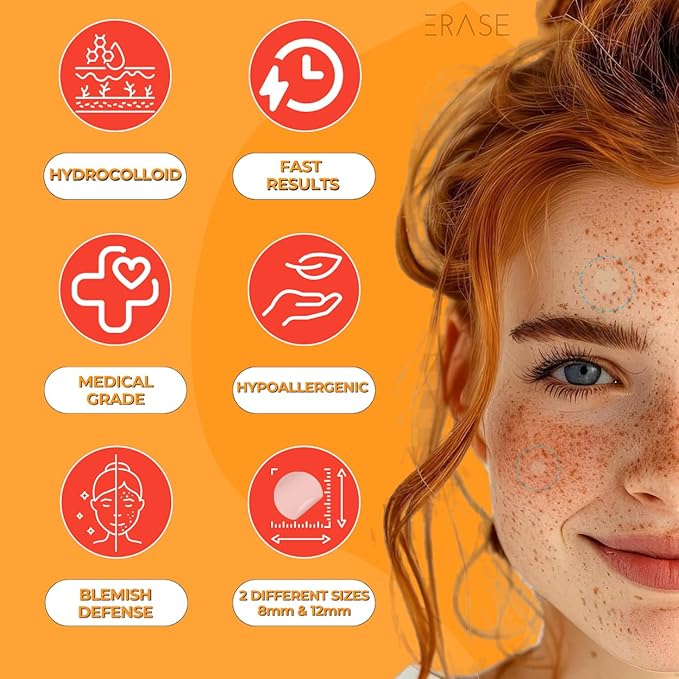 ERASE Clear Skin 3-Step System | Spotless Serum + Pro-Collagen Hydrating Mask + Acne Patches | Brighten, Hydrate & Clear Skin | Niacinamide, Vitamin C & Collagen | For Teens & Adults