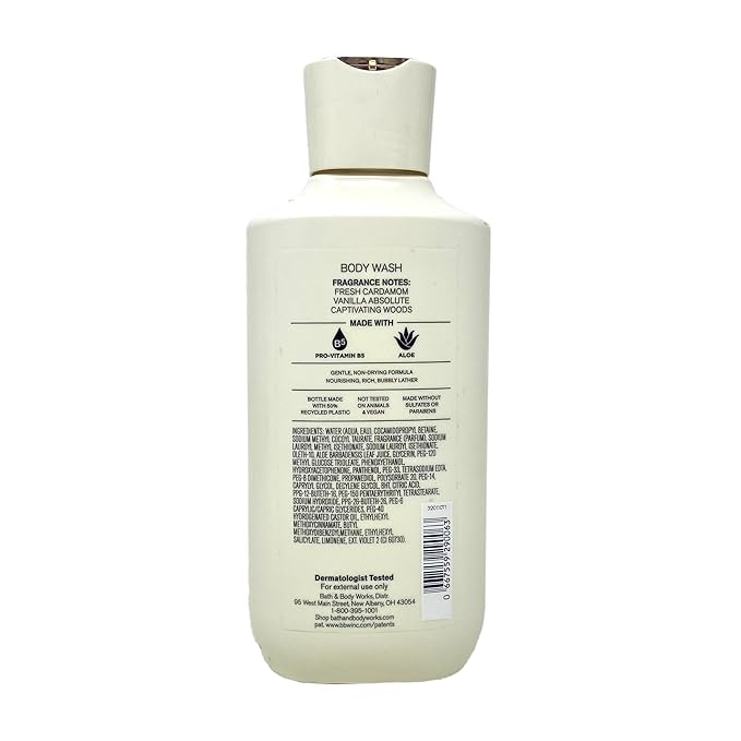 Bath & Body Works Vanilla Romance 3 Pack Body Wash Set with a Natural Oats Bar Soap - Full Size