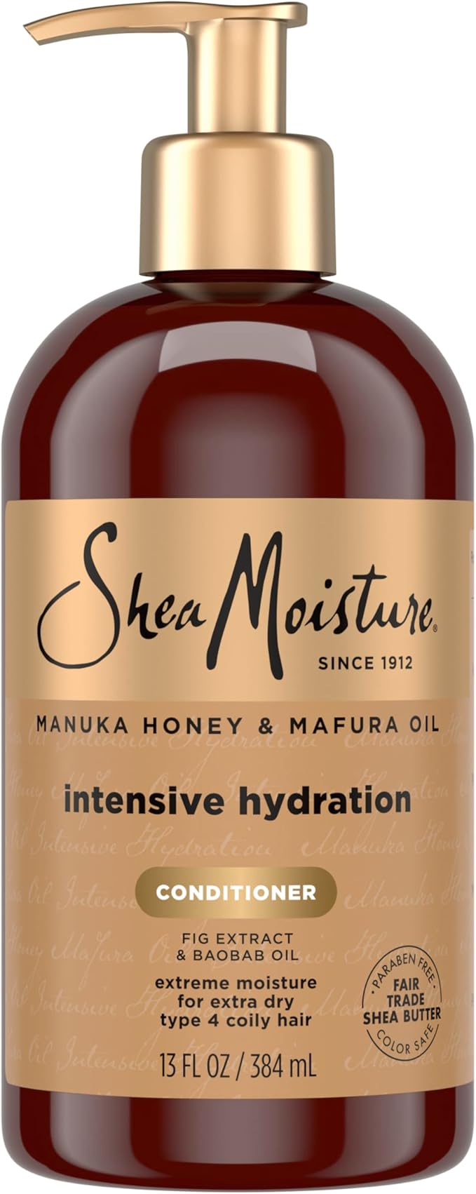 SheaMoisture Intensive Hydration Conditioner Manuka Honey and Mafura Oil for Dry, Damaged Hair Deep Moisturizing Conditioner 13 oz
