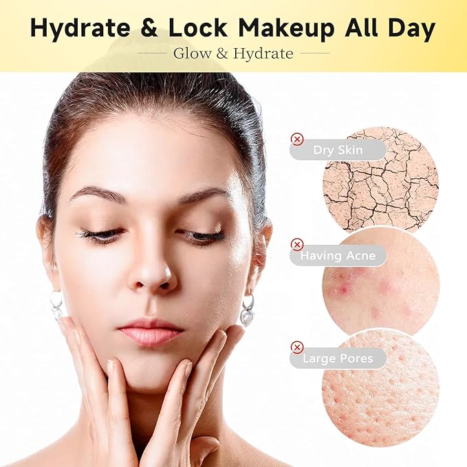 2026 New Glow Velvet Priming Moisture Cream, Pore Blurring and Makeup Gripping Primer, Hydrate and Lock Makeup All Day, Korean Skin Care for All Skin -1pcs