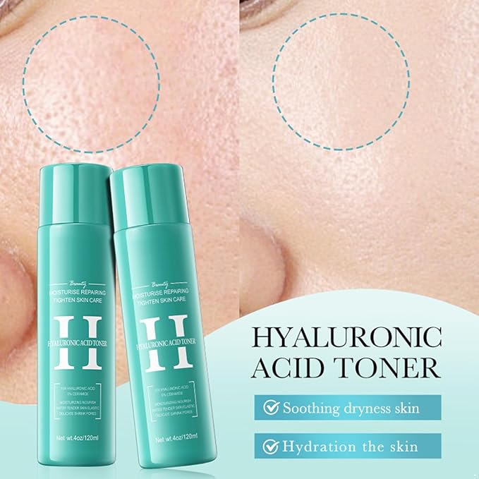 Daily Use Refreshing Toner | Hydrating Facial Water for Smooth & Comfortable Skin Hyaluronic Acid One Size