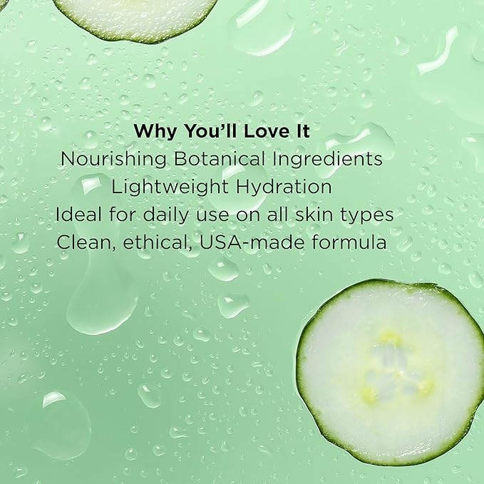 Cucumber Toner – Paraben Free, EU Compliant, Vegan, Gluten Free – Refreshing Facial Toner for Hydration & Skin Balance – 140 ml / 5 fl oz