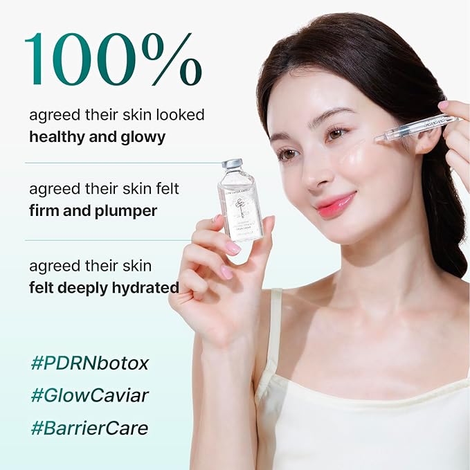 Glow Caviar Hydrating Prep & Serum Duo – Bubble Toner + Glow Ampoule with Green Caviar PDRN, Niacinamide & Ferulic Acid – Korean Skincare for Sensitive & Dry Skin