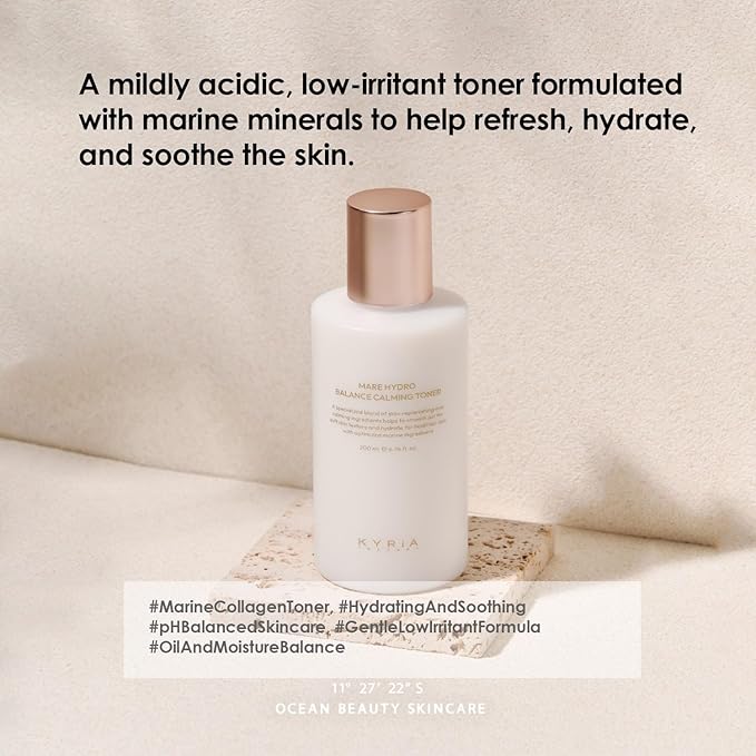 Mare Hydro Balance Calming Toner – Hydrating & Soothing Facial Toner for Sensitive Skin, 200ml / 6.76 fl oz