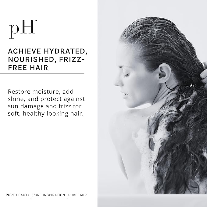 pH PURE HAIR Laboratories Ultimate Summer Hair Care Essentials: Shampoo Conditioner & Anti-Frizz Oil for Sun, Salt & Chlorine, Hydrates & Repairs with Aloe Vera & Tulip Extract (8.45+8.45+3.38 fl oz)