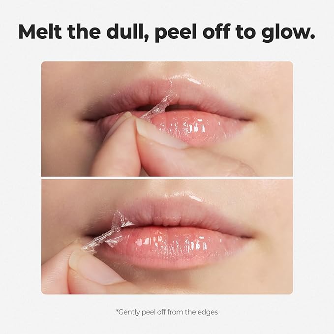 Laka Soothing Prep Lip Mask, Cooling Peel Off Korean Lip Mask, Gentle Exfoliator for Lips, Hygienic & Easy Application, Daily Lip Care, K-Beauty, 0.33 fl.oz
