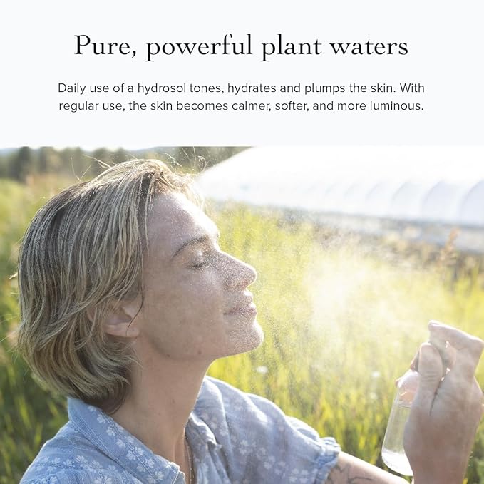 evanhealy Sonoma Rose Petal HydroSoul | Copper Distilled Hydrosol | Hydrating & Balancing Face Toner for Mature, Delicate, Fragile & Devitalized Skin