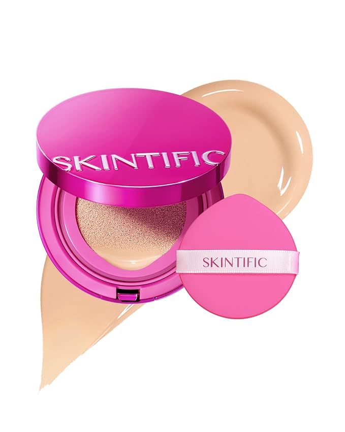 Cover Glow Perfect Cushion Foundation – Natural Radiant Finish, Medium-to-High Buildable Coverage, Hydrating Peptide Complex, Lightweight for Dry & Combination Skin, #01 Vanilla