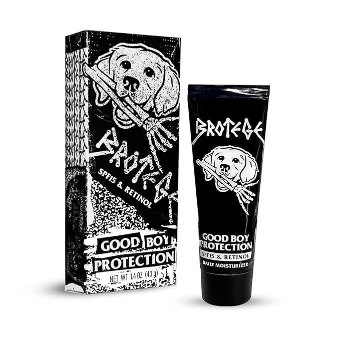 Brotege Daily Anti-Aging Face Moisturizer for Men with SPF15 Sunscreen & Retinol | Fragrance-Free, Non-Greasy Facial Moisturizer Sun Protection Formula to Fight Fine Lines & Wrinkles