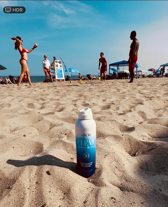Clear Body Mist SPF 50 by Visor Skincare