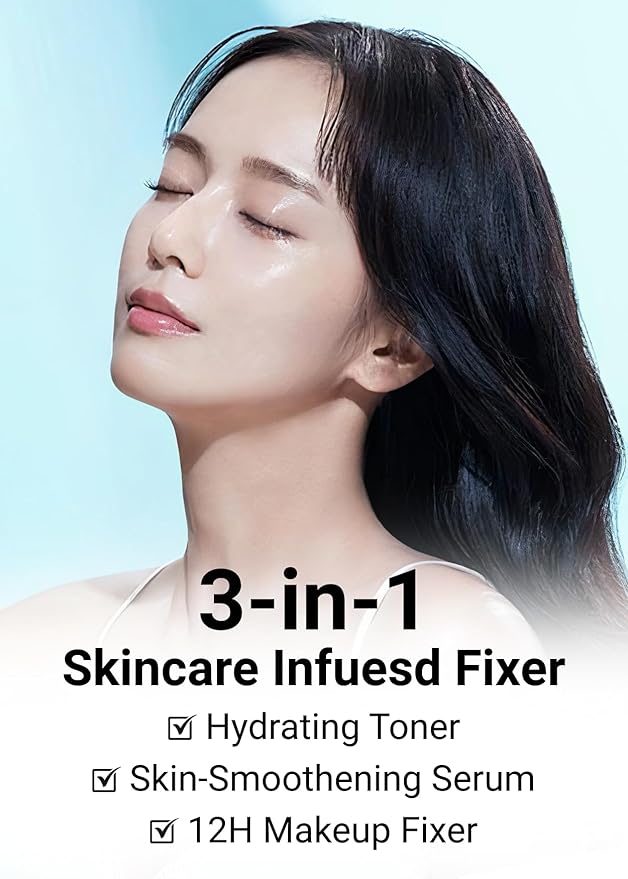 JUNG SAEM MOOL Essential Mool Micro Fitting Mist | Micro-Fine Setting Spray for Makeup & Hydrating Primer for Face with Thermal Spring Water, Long-Lasting Fix & Dewy Finish, Korean Makeup (4.06 Fl Oz)