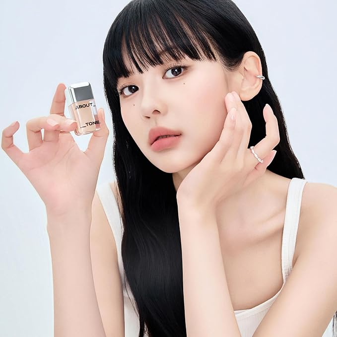 ABOUT TONE Skin Layer Cover Fit Concealer 5 Colors - Ultra Adherence Super Comfort Fit Liquid Concealer 24 Hours Long-Lasting Lightweight Coverage Vegan Korean Face Makeup (19 FAIR, 0.2)