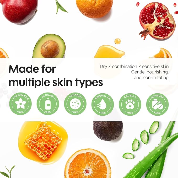 ZealSea Face Masks Skincare for Women, Variety 7Days Facial Sheet Mask Set for Deep Hydrating & Glow, Daily Self-Care Gift & Family Moment for Teens Kids Girls Birthday Party, Safe for all Skin types