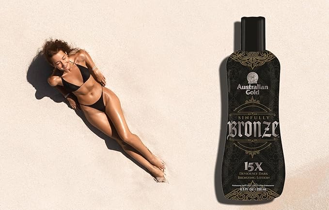 Australian Gold Sinfully Bronze 15x Dark Bronzer with Tyrosine 8.5oz