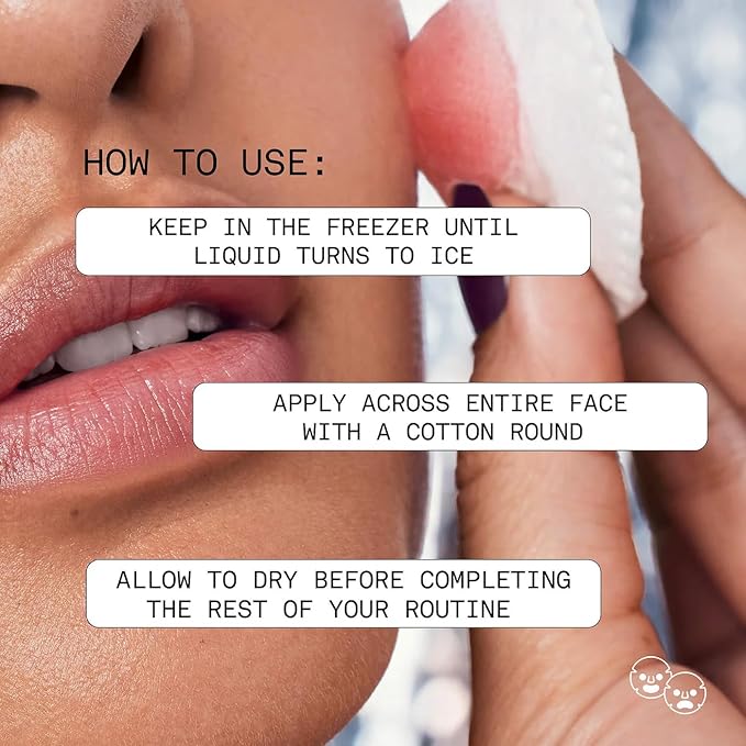 Pavitt Face Nice Ice Frozen Toner Pods, Cryo Treatment with Niacinamide and Green Tea, Reduces Puffiness - 3 Count | Limited Edition