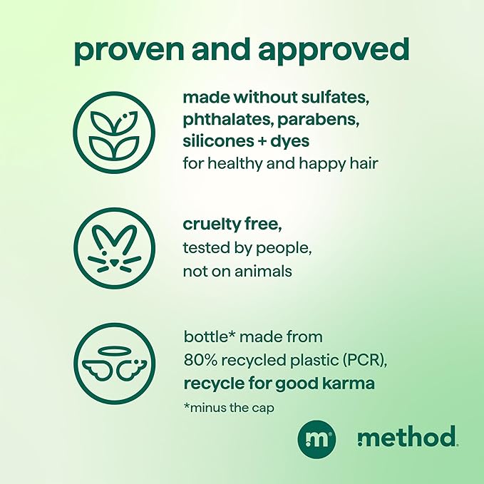 Method Daily Zen Conditioner - Nourishes & Hydrates, Safe for Color-Treated Hair - Sulfate free, Paraben free & Silicone Free - 13.5 oz