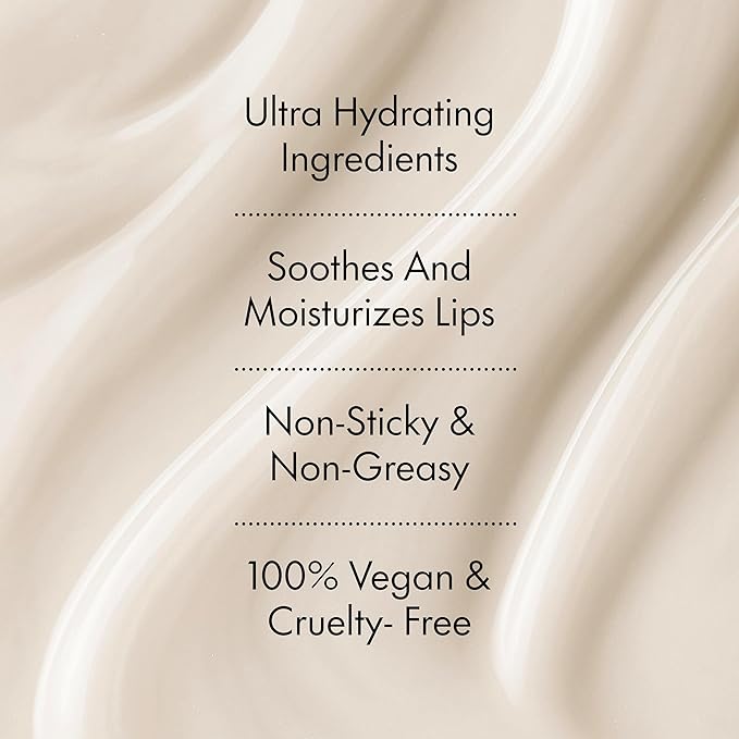 Ruby & Millie Tinted Lip Balm Vanilla - Hydrating Vanilla Lip Balm - Moisturizing Lip Butter Balm Treatment - Glossy Vegan Lipbalm 0.5 Oz