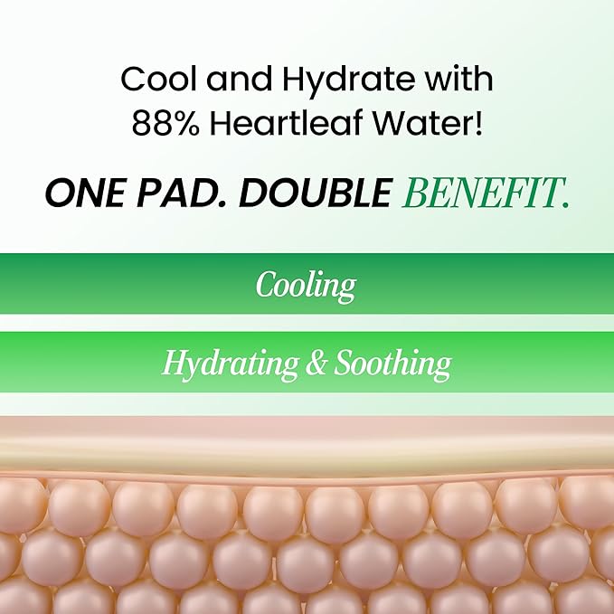 NEOGEN DERMALOGY Real Heartleaf Soothing Daily Pad, Heartleaf Toner Pad/40Pads