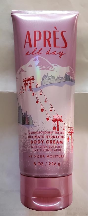 Bath & Body Works Après All Day Ultimate Hydration Body Cream 8 Ounces Pack of 2