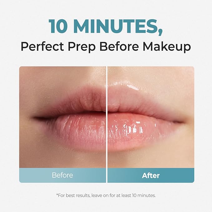 Laka Soothing Prep Lip Mask, Cooling Peel Off Korean Lip Mask, Gentle Exfoliator for Lips, Hygienic & Easy Application, Daily Lip Care, K-Beauty, 0.33 fl.oz