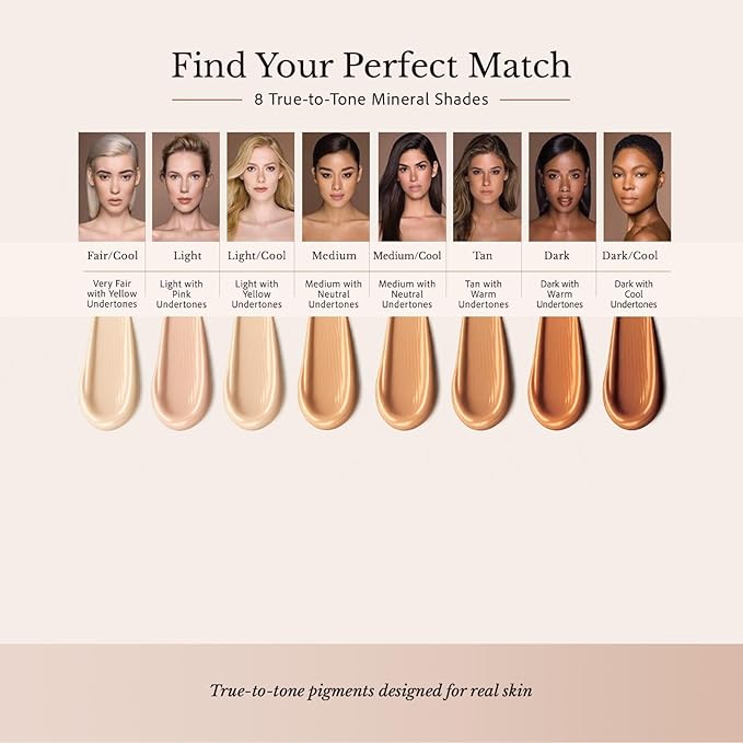 Bellapierre BB Cream SPF 20 – Mineral Sunscreen & Liquid Foundation, Lightweight Face Moisturizer with Buildable Coverage, Matte Finish, Non-Toxic, Paraben-Free, Cruelty-Free – 1.7 oz - Dark Cool