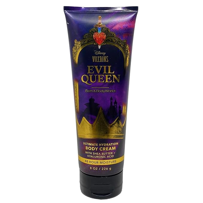 Bath & Body Works Disney Villains Collection - Evil Queen 2 Pack Body Cream Bundle with a Natural Oats Bar Soap - Full Size