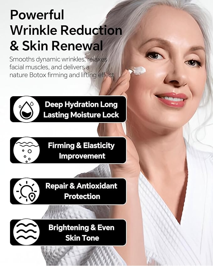 BotoxCream – BotoxBee Venom Wrinkle Removal Cream Anti-Aging, Firming, Lifting, and Moisturizing Skin Cream for All Skin Types – Recovery and Anti-Wrinkle Care (Bee)