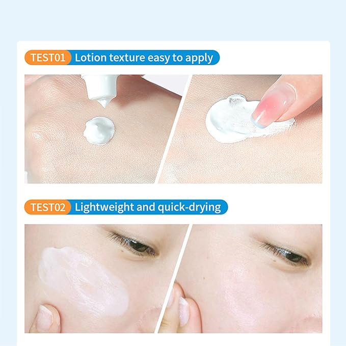 Refreshing Sunscreen for Face SPF 50, Korean Sunscreen Lotion for Oily, Sensitive Skin, Broad Spectrum UVA/UVB, Non-Greasy & Water Resistant (2pc)