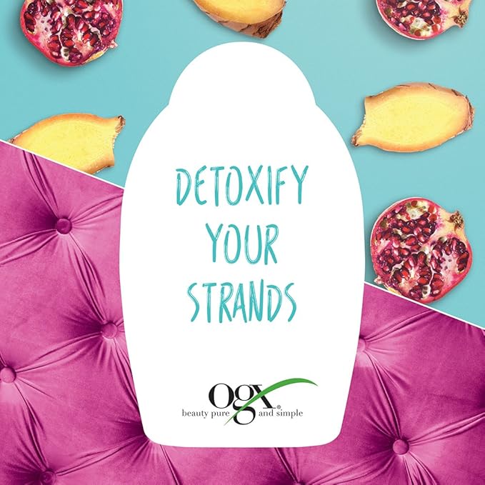OGX Detoxifying + Pomegranate & Ginger Scalp Toner, 4 Ounce